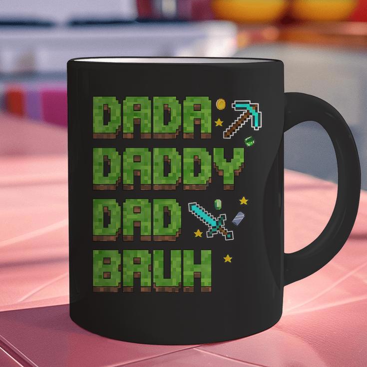 Dada Daddy Dad Bruh Father's Day Game Pixel Graphic Print Coffee Mug