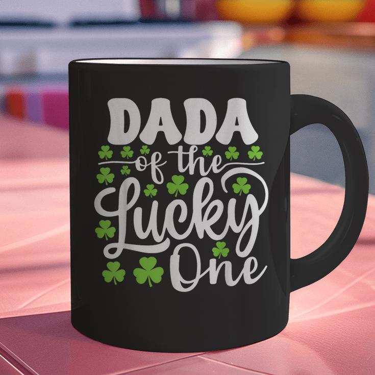 Dada Of The Lucky One First Birthday St Patrick's Day Graphic Print Coffee Mug