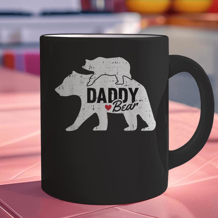 Daddy Bear Fathers Day Cute Baby Cub Papa Dad-a Pops Small Graphic Print Coffee Mug