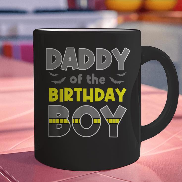 Daddy Of The Birthday Boy Bat Family Party Theme Boys Graphic Print Coffee Mug