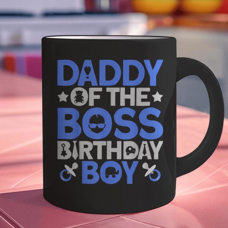 Daddy Of The Boss Birthday Party Outfit Like A Boss Daddy Graphic Print Coffee Mug