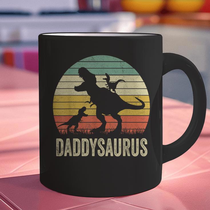 Daddy Dinosaur Daddysaurus 2 Kids For Dad Graphic Print Coffee Mug Daddy Dinosaur Daddysaurus 2 Kids For Dad Graphic Print Coffee Mug