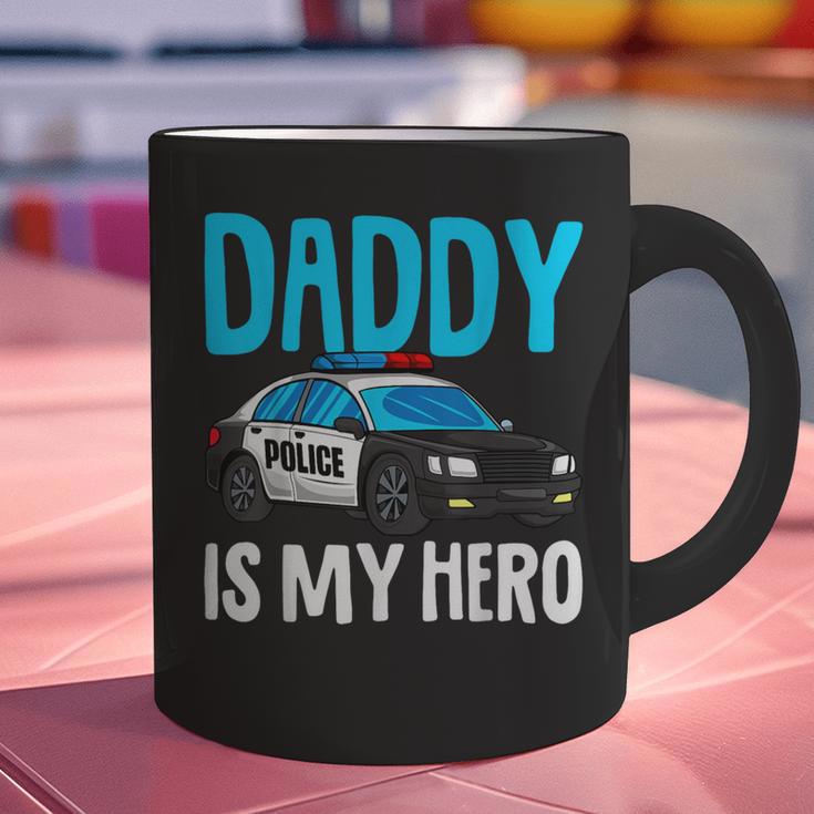 Daddy Is My Hero Police Toddler Police Officer Cop Boys Kids Graphic Print Coffee Mug
