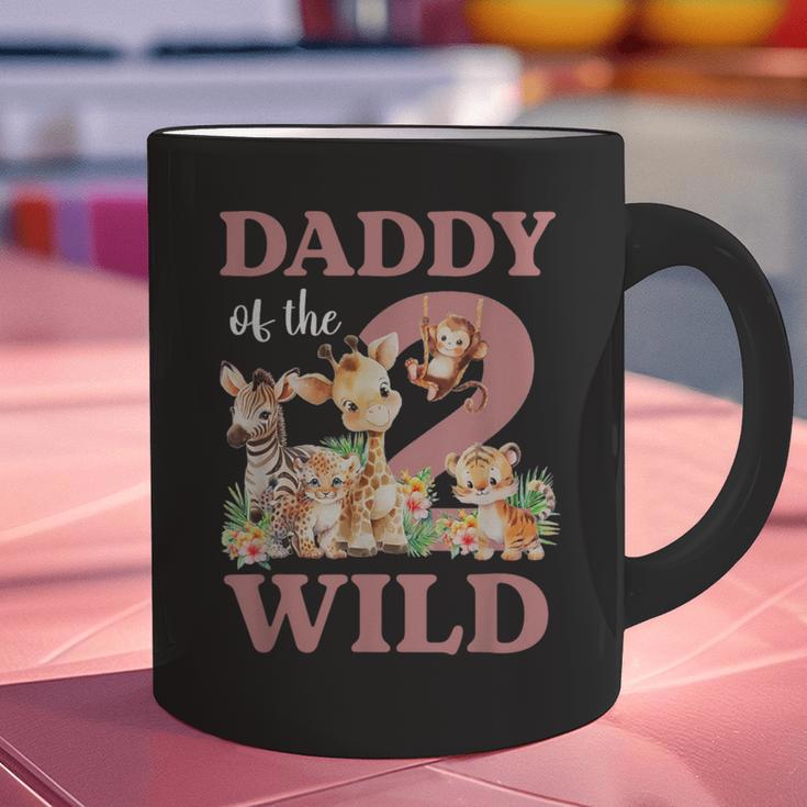 Daddy Of The Two Wild Zoo 2nd Birthday Safari Jungle Animal Graphic Print Coffee Mug