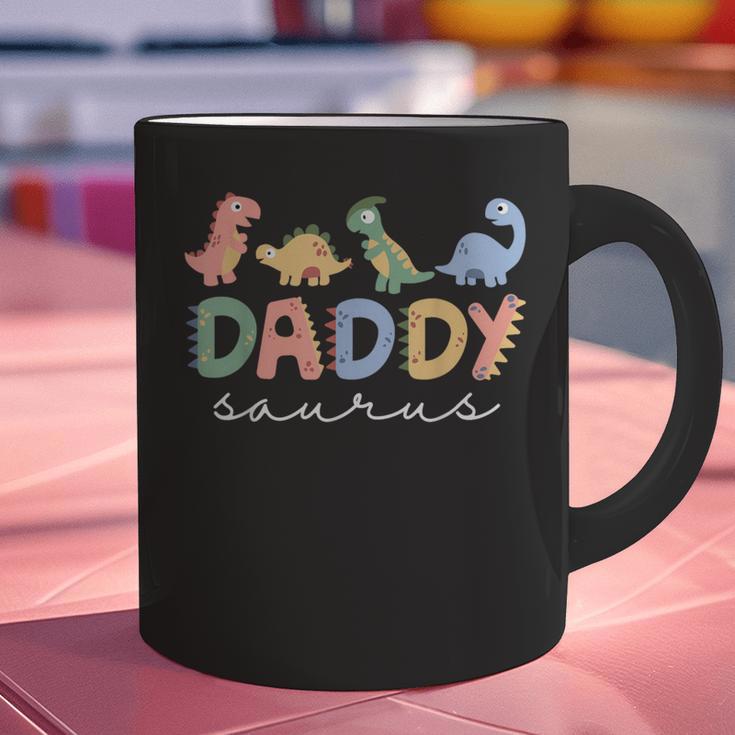 DaddysaurusRex Dinosaur Dad Daddy Saurus Family Graphic Print Coffee Mug