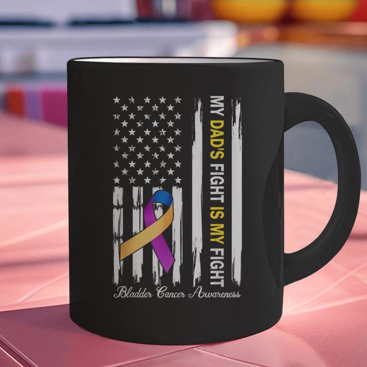 My Dad's Fight Is My Fight Bladder Cancer Awareness Graphic Print Coffee Mug My Dad's Fight Is My Fight Bladder Cancer Awareness Graphic Print Coffee Mug