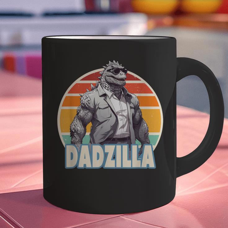 Dadzilla The Rad Dad Kaiju Vibes Graphic Print Coffee Mug Dadzilla The Rad Dad Kaiju Vibes Graphic Print Coffee Mug