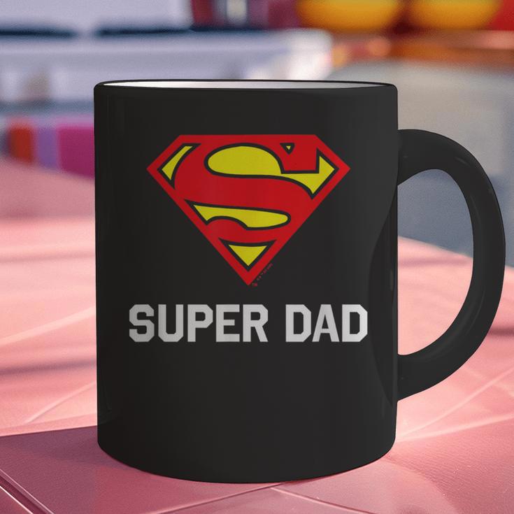 DC Comics Superman Father's Day Super Dad Logo Graphic Print Coffee Mug