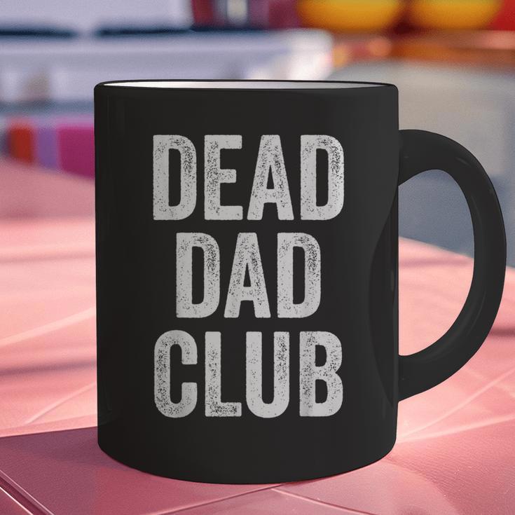 Dead Dad Club Vintage Saying Graphic Print Coffee Mug