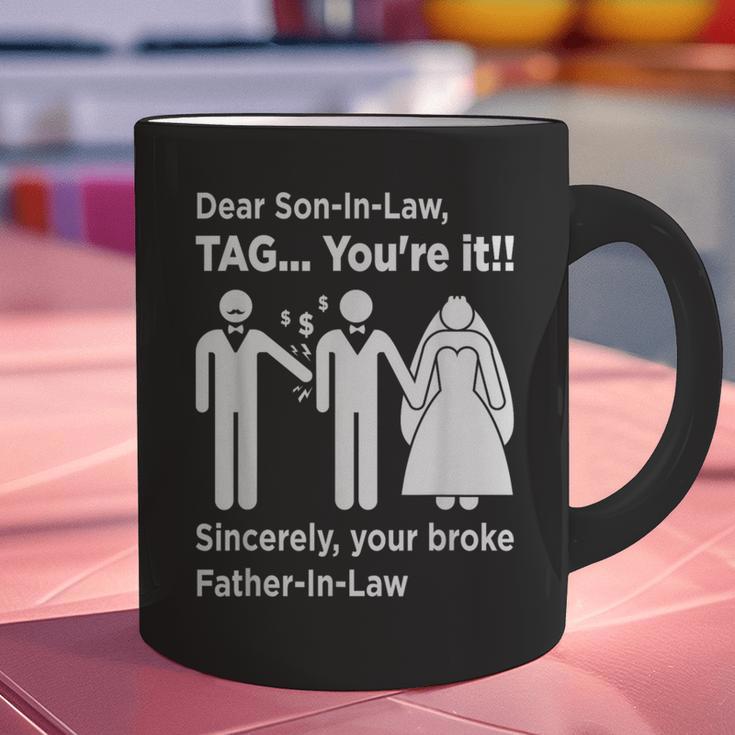 Dear Son-In-Law Father Of The Bride Dad Wedding Marriage Graphic Print Coffee Mug
