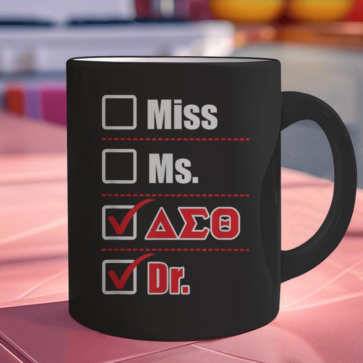 Delta Sigma Theta Sorority Delta Doctor Graduation Graphic Print Coffee Mug