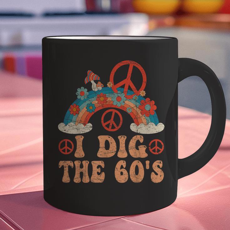 I Dig The 60s Aesthetic Nostalgia 1960's Retro 60s Party Graphic Print Coffee Mug