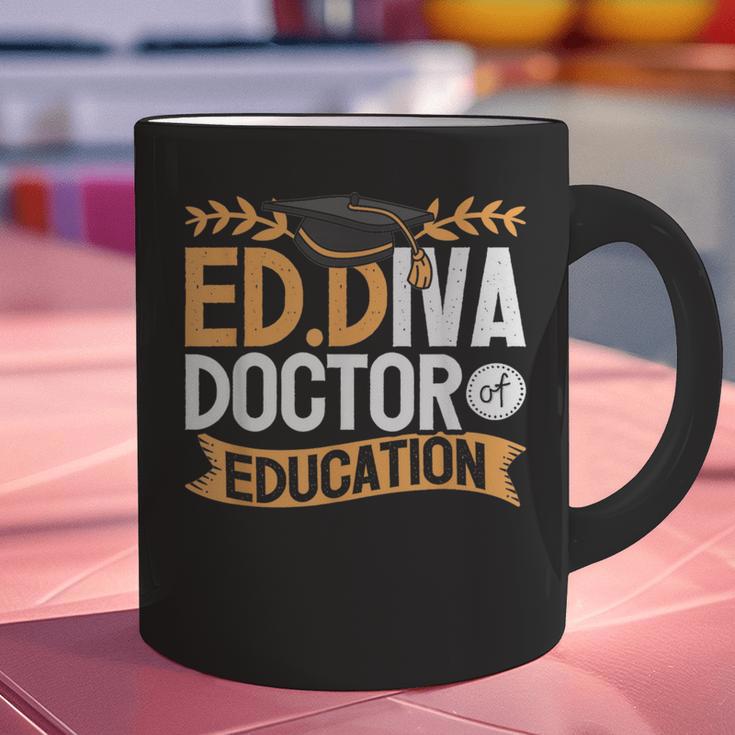 Doctor Of Education EdD Graduation ED Diva Graphic Print Coffee Mug
