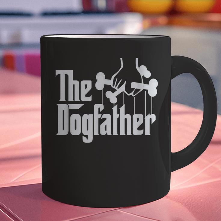 The Dogfather Dog Dad Dog Lover Graphic Print Coffee Mug