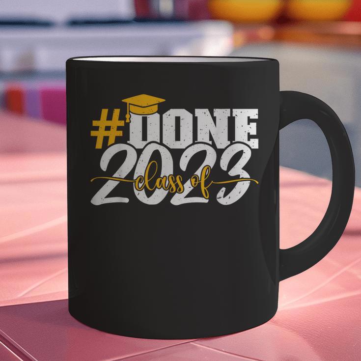 Done Class Of 2023 Graduation For Her Him Grad Seniors 2023 Graphic Print Coffee Mug