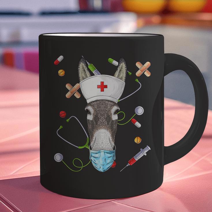 Donkey Nurse RN ER Nursing School Graduation Graphic Print Coffee Mug