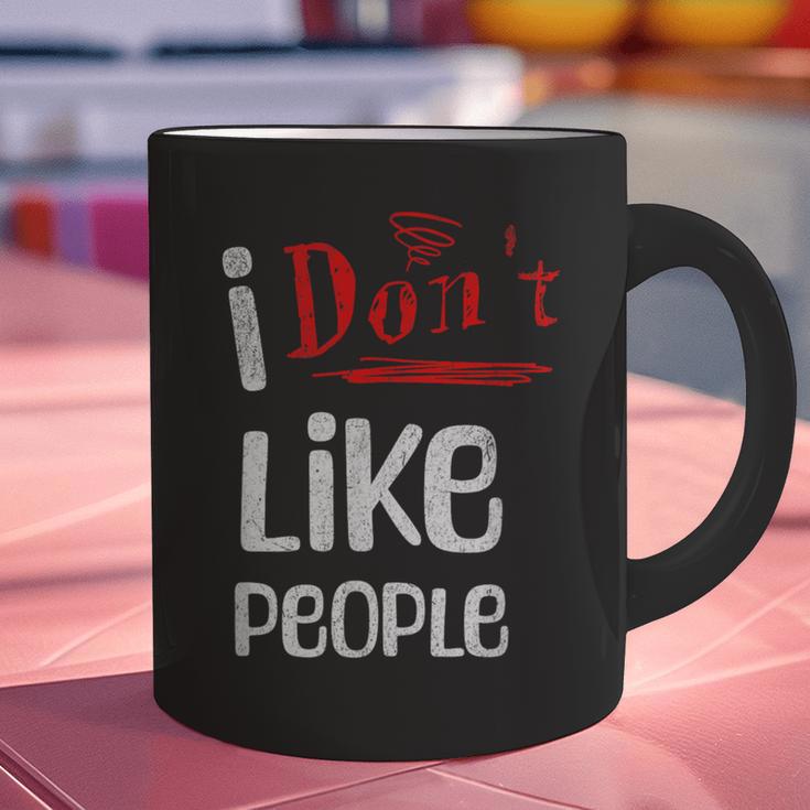 I Don't Like People Introvert Small Graphic Print Coffee Mug I Don't Like People Introvert Small Graphic Print Coffee Mug