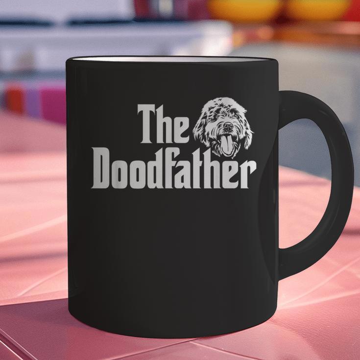 The Doodlefather Golden Doodle Dad Dog Goldendoodle Graphic Print Coffee Mug
