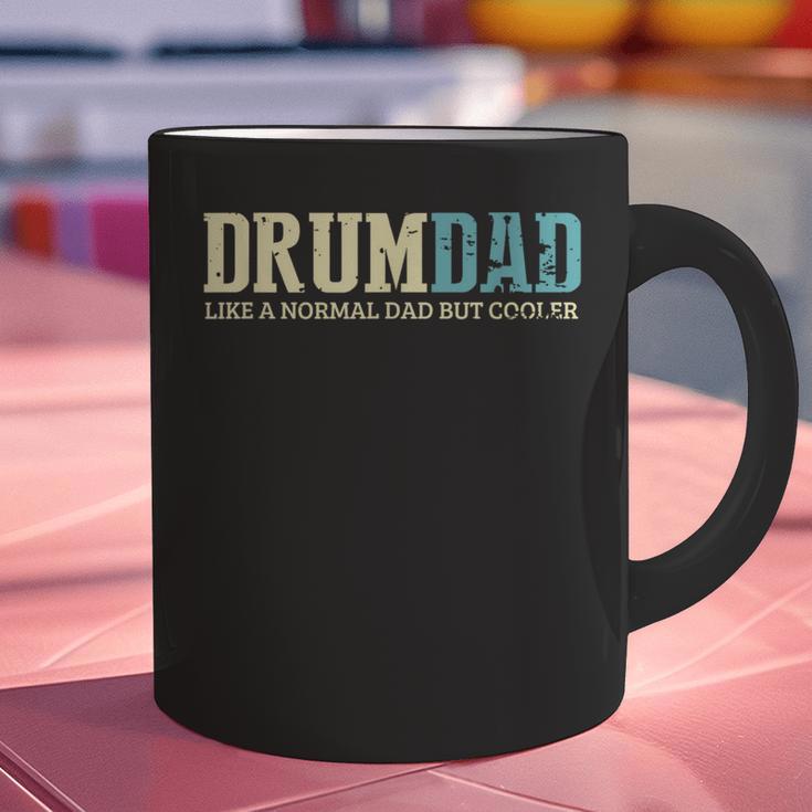 Drum Dad Like A Normal Dad But Cooler Shirt Music Dad Graphic Print Coffee Mug