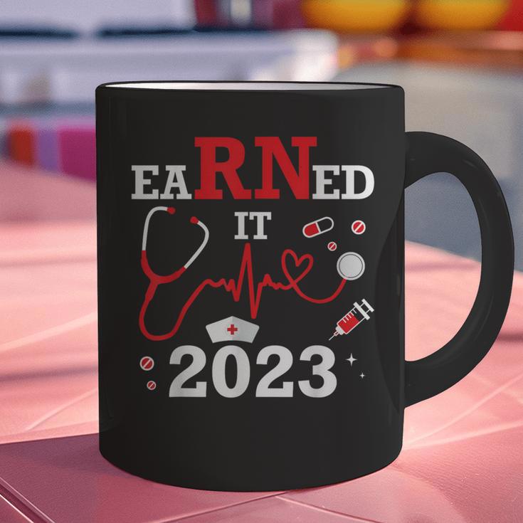 Earned It 2023 For Nurse Graduation Or RN LPN Class Of Graphic Print Coffee Mug