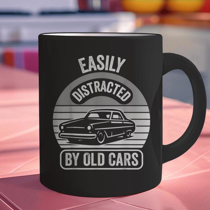 Easily Distracted By Old Cars Graphic Nostalgia Graphic Print Coffee Mug Easily Distracted By Old Cars Graphic Nostalgia Graphic Print Coffee Mug