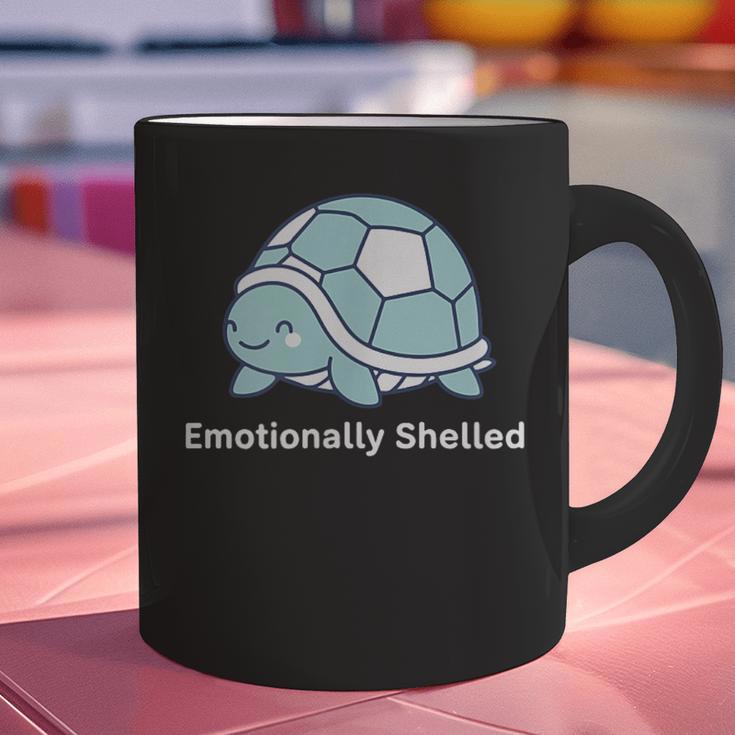 Emotionally Shelled Turtle Introvert Turtle Tee Graphic Print Coffee Mug Emotionally Shelled Turtle Introvert Turtle Tee Graphic Print Coffee Mug