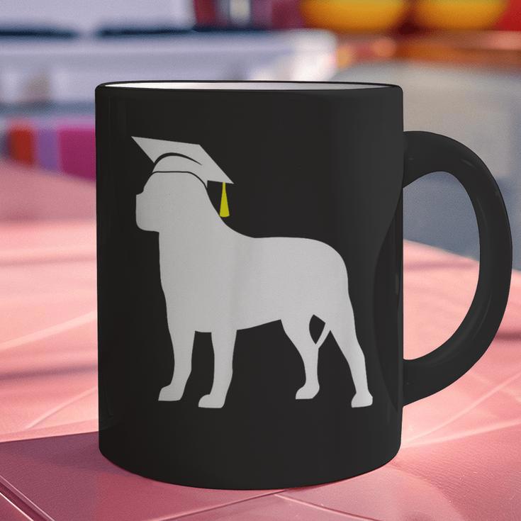 English Mastiff Graduation Dog Graduate Graphic Print Coffee Mug