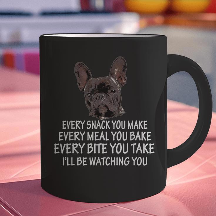 Every Snack You Make French Bulldog Mom And Frenchie Dad Graphic Print Coffee Mug Every Snack You Make French Bulldog Mom And Frenchie Dad Graphic Print Coffee Mug