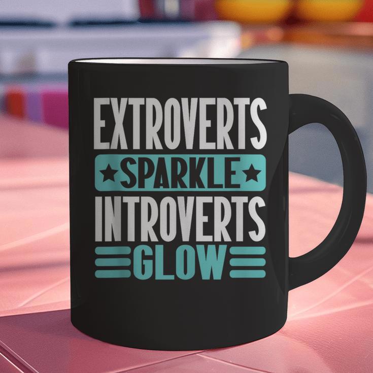 Extroverts Sparkle Introverts Glow Introvert Graphic Print Coffee Mug Extroverts Sparkle Introverts Glow Introvert Graphic Print Coffee Mug