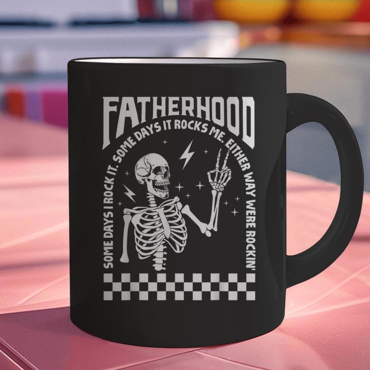 Fatherhood Dad Tour Some Days I Rock It Happy Father's Day Graphic Print Coffee Mug