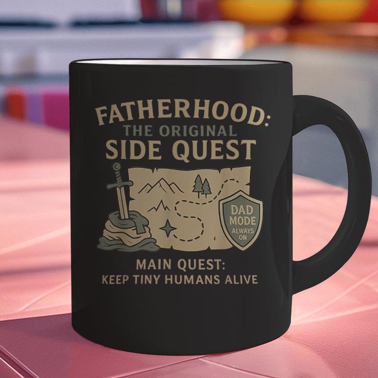 Fatherhood The Original Side Quest Dad Mode Graphic Print Coffee Mug