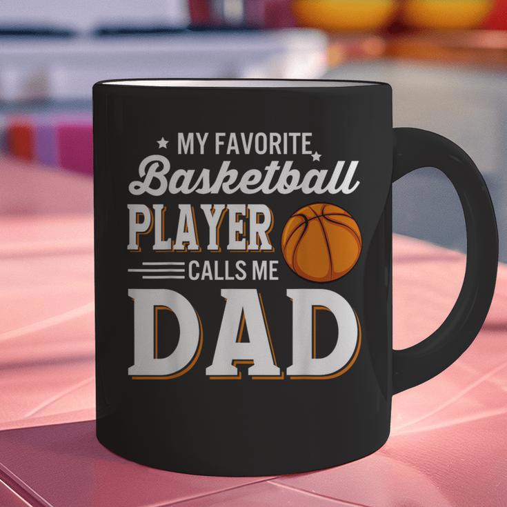 My Favorite Basketball Player Calls Me Dad Graphic Print Coffee Mug My Favorite Basketball Player Calls Me Dad Graphic Print Coffee Mug