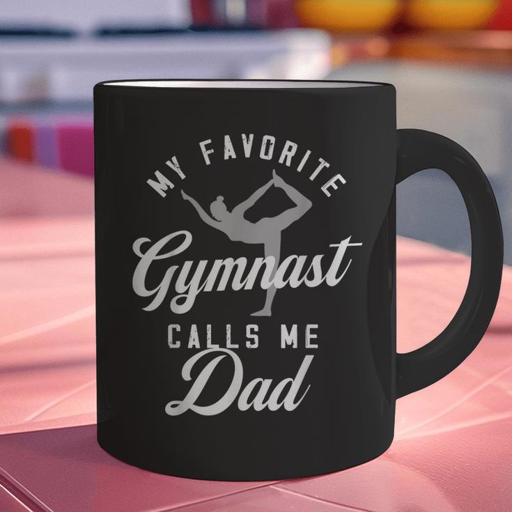 My Favorite Gymnast Calls Me Dad Mat Sports Gymnastics Graphic Print Coffee Mug My Favorite Gymnast Calls Me Dad Mat Sports Gymnastics Graphic Print Coffee Mug