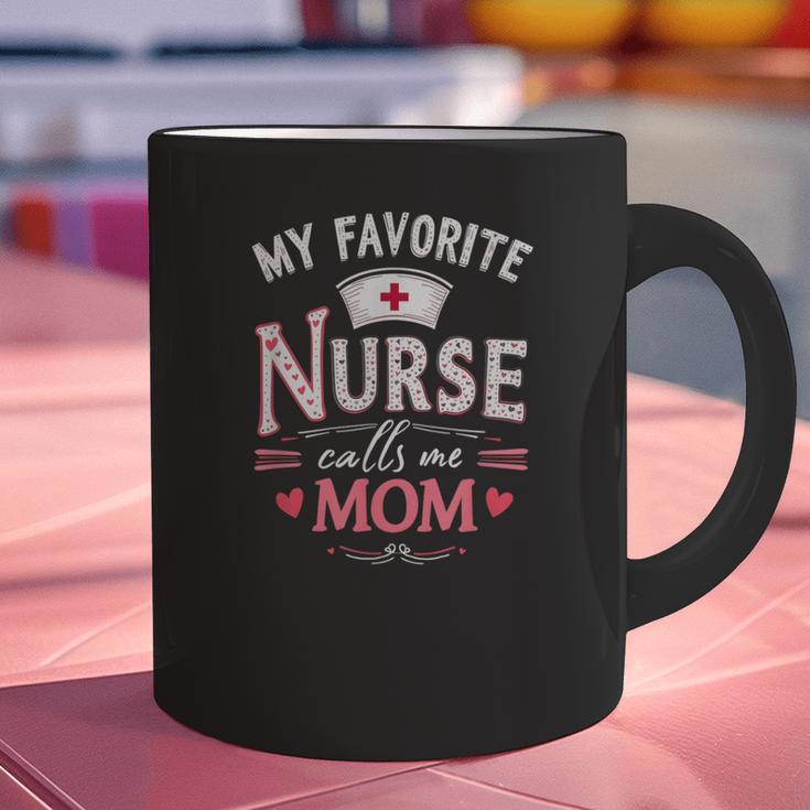 My Favorite Nurse Calls Me Mom Nursing Students Graduation Graphic Print Coffee Mug