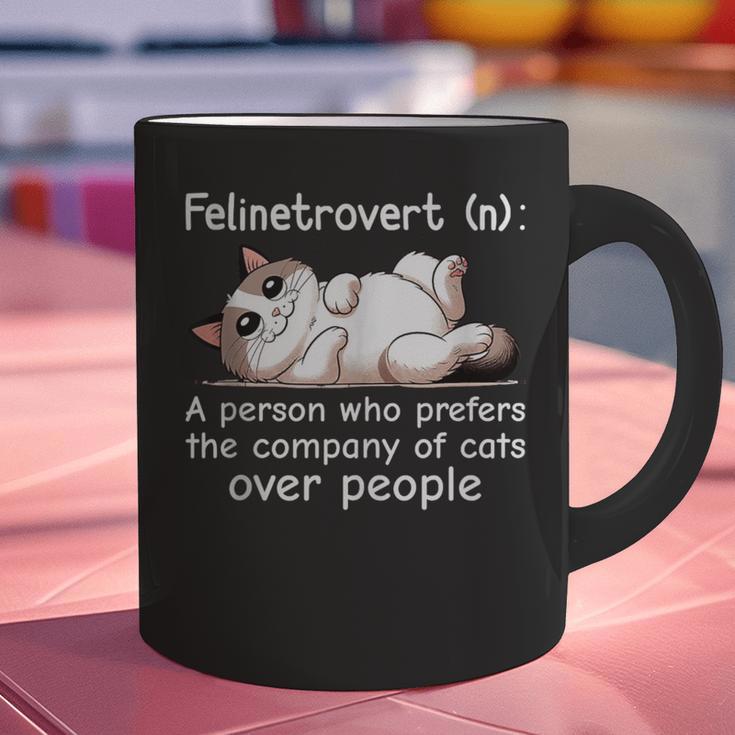 Felinetrovert Definition Cat Lover Introvert Humor Cats Graphic Print Coffee Mug Felinetrovert Definition Cat Lover Introvert Humor Cats Graphic Print Coffee Mug