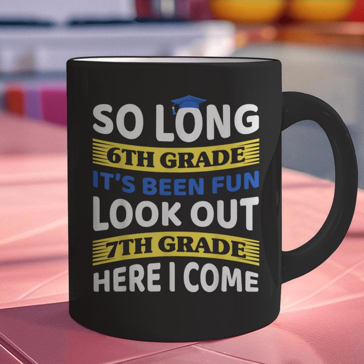 First Day School 7th Grade 6th Grade Graduation Graphic Print Coffee Mug