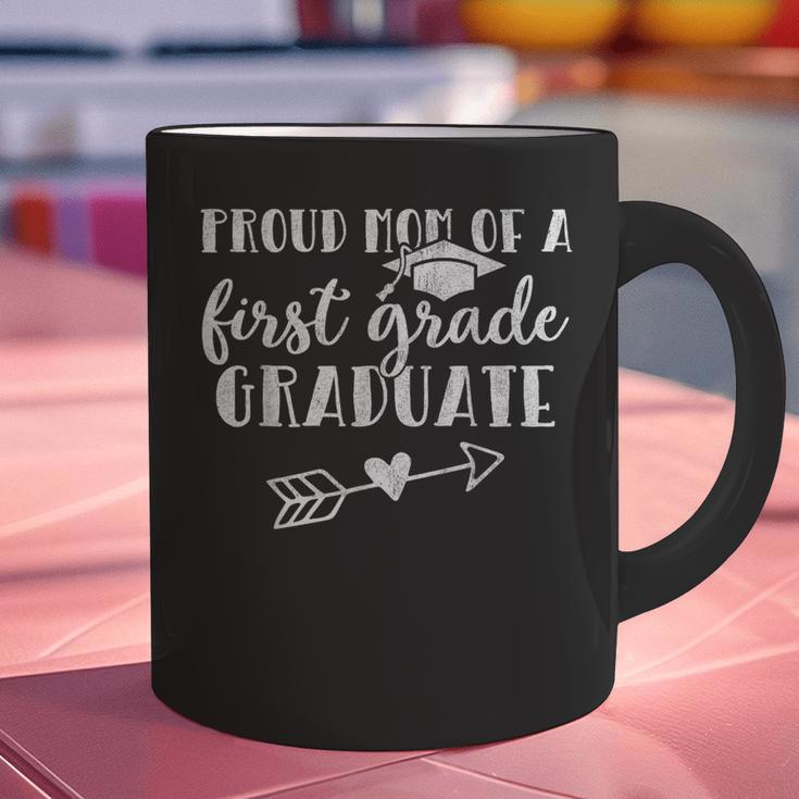 First Grade Graduation Mom Shirt Proud Mom First Grader Graphic Print Coffee Mug