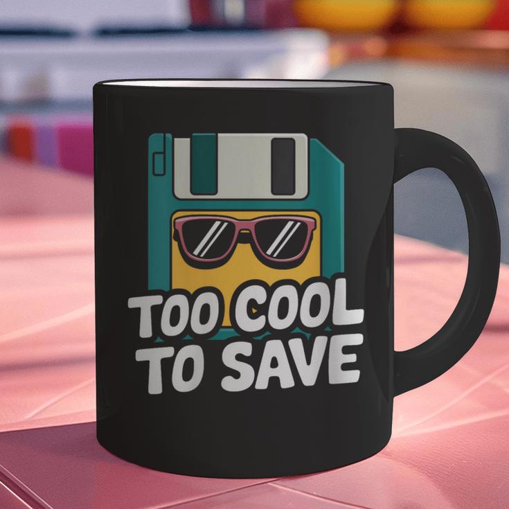 Floppy Disk Retro Tech Nostalgia Old School Computing Humor Graphic Print Coffee Mug