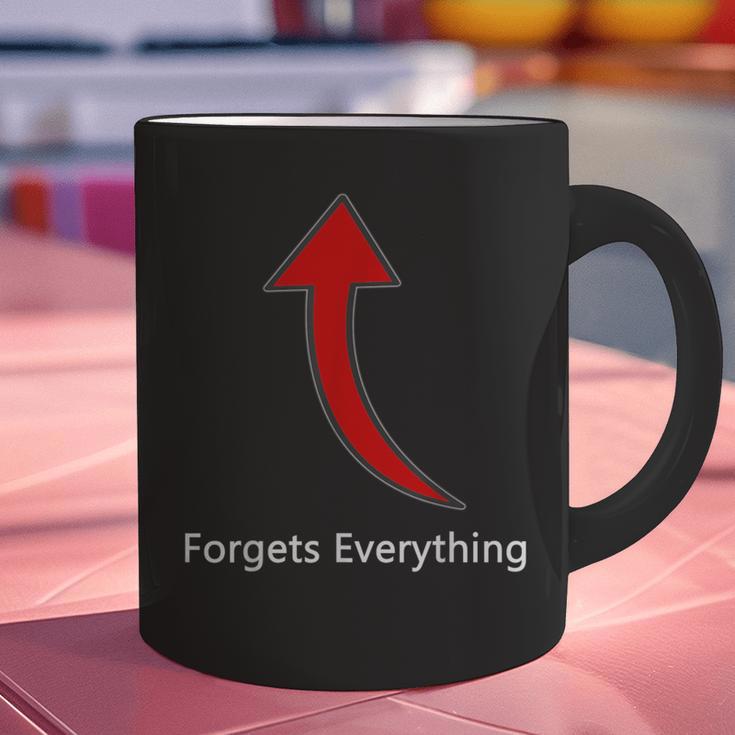 Forgets Everything Bad Memory Graphic Print Coffee Mug Forgets Everything Bad Memory Graphic Print Coffee Mug