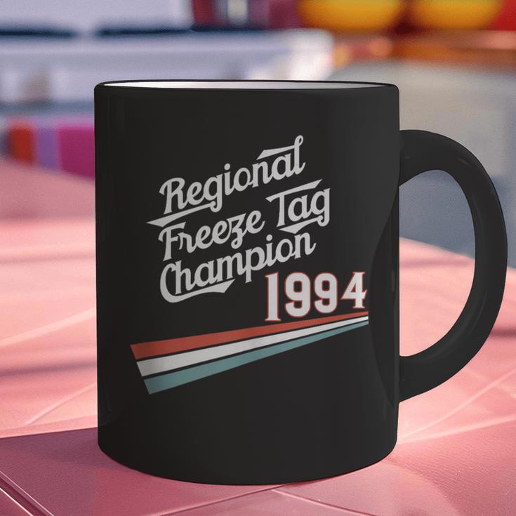 Freeze Tag 90s Nostalgia Graphic Print Coffee Mug