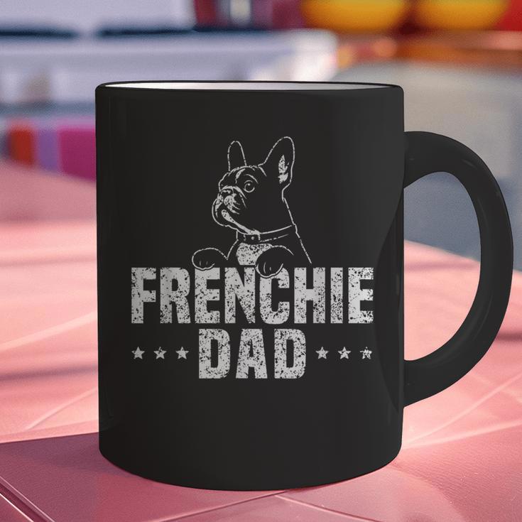 Frenchie Dad Lover Owner French Bulldog Father Daddy Papa Men Women Girls Kids Graphic Print Coffee Mug