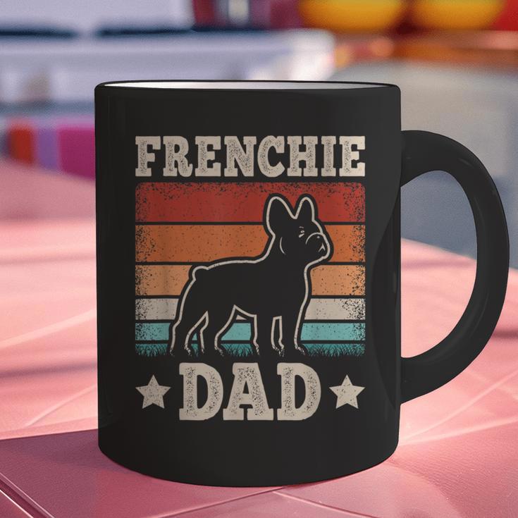 Frenchie Dad Retro French Bulldog Lover Daddy Men Graphic Print Coffee Mug