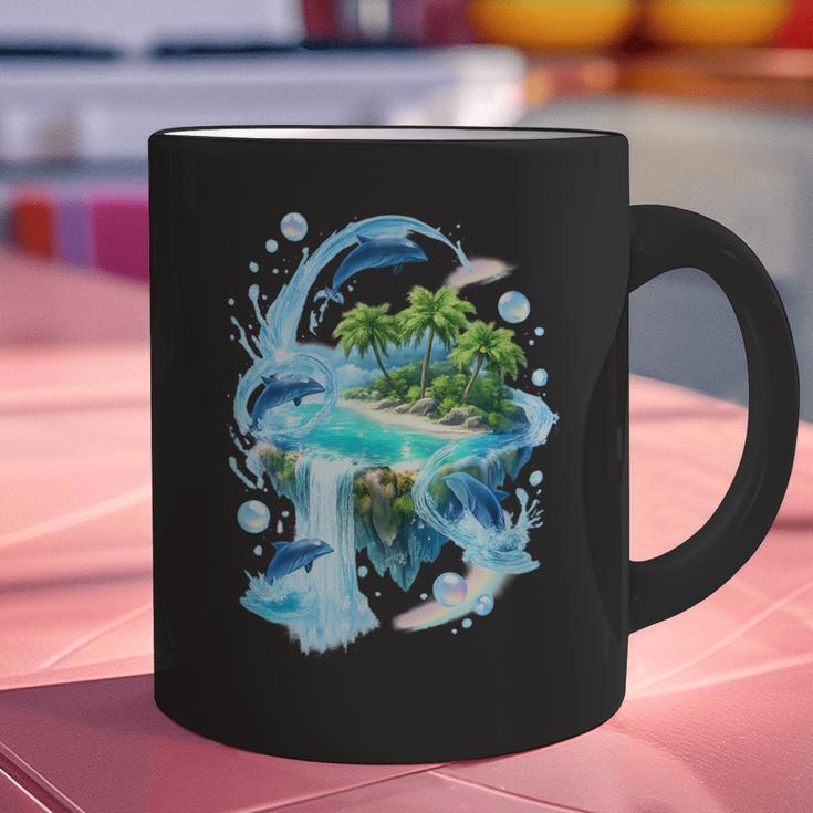 Frutiger Aero Graphic Print Coffee Mug