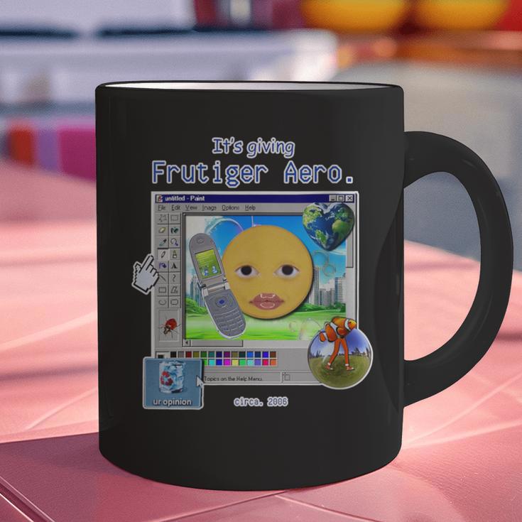 Frutiger Aero Y2K Meme Graphic 2000s Nostalgia Graphic Print Coffee Mug