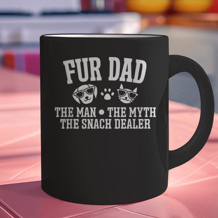 Fur Dad Man Myth Snack Dealer Dog Cat Graphic Print Coffee Mug Fur Dad Man Myth Snack Dealer Dog Cat Graphic Print Coffee Mug