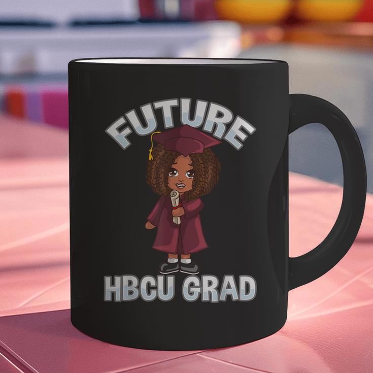 Future HBCU Grad Girl Wearing Graduation Gown Graphic Print Coffee Mug