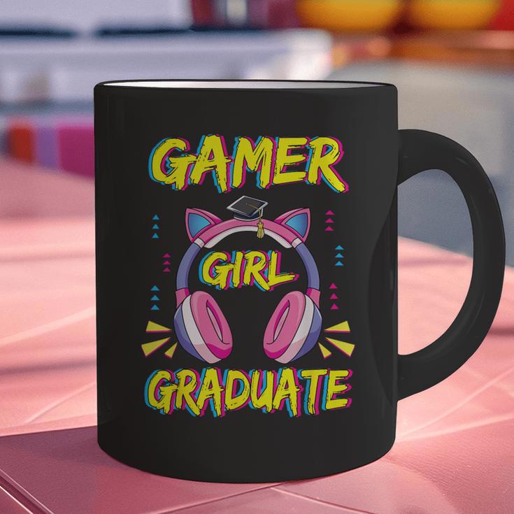 Gamer Girl Graduate Shirt Girls Kids Gamer Graduation Graphic Print Coffee Mug