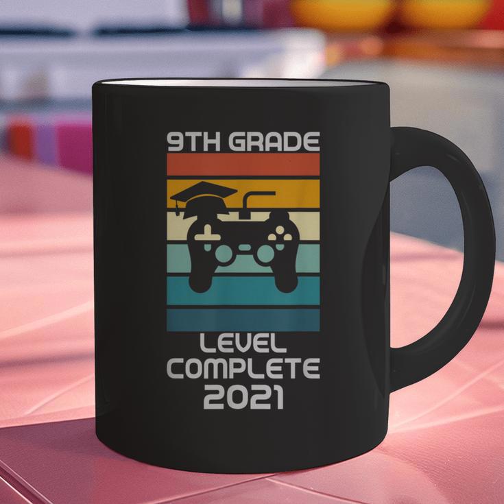 Gamer Graduation 2021 Retro 9th Grade Level Complete Graphic Print Coffee Mug