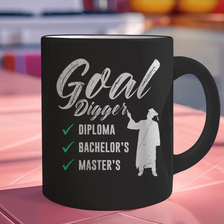 Goal Digger Diploma Master s Bachelor s Master Graduation Graphic Print Coffee Mug