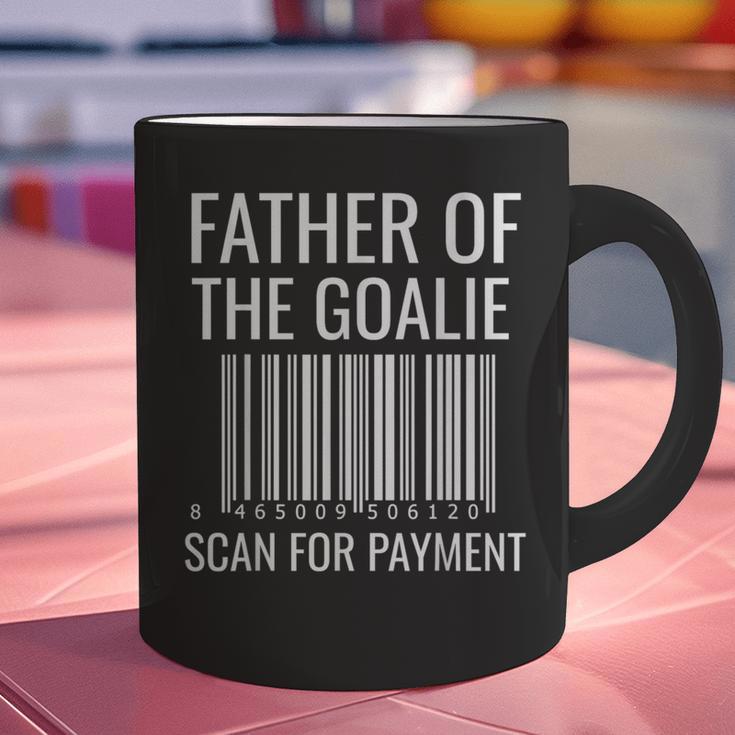 Goalie Dad Shirt Hockey Dad Shirt Hockey Goalie Graphic Print Coffee Mug